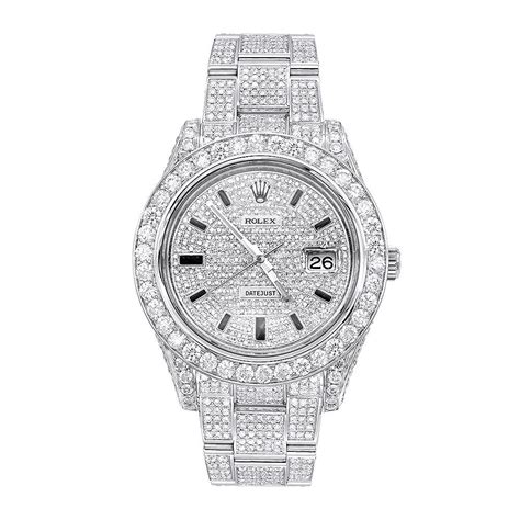 diamond encrusted rolex watch price|Rolex diamond bezel price.